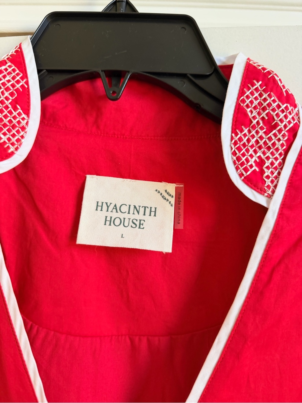 Tuckernuck Hyacinth House red embroidered dress - Picture 3 of 7